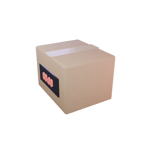 A delivery box with a clock showing 00:00